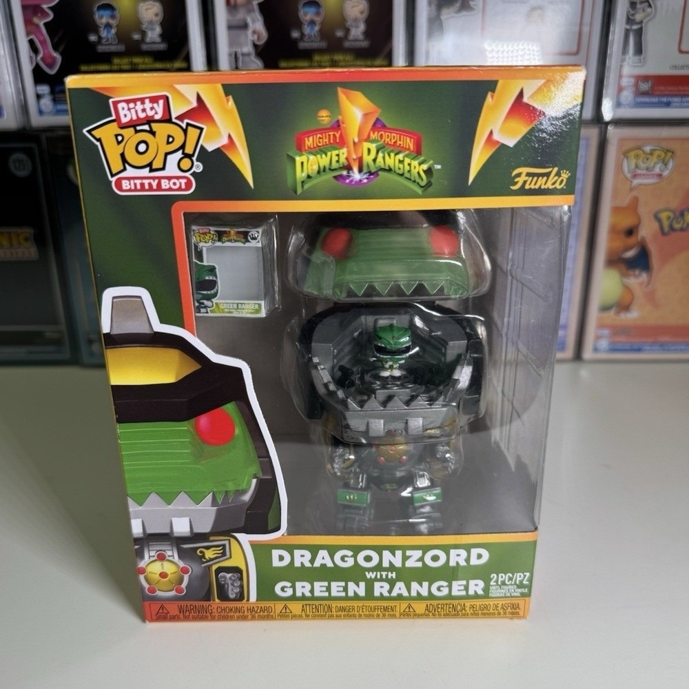 Funko Pop! Bitty Bot Dragonzord W/ Green Ranger Mighty Morphin Power Rangers